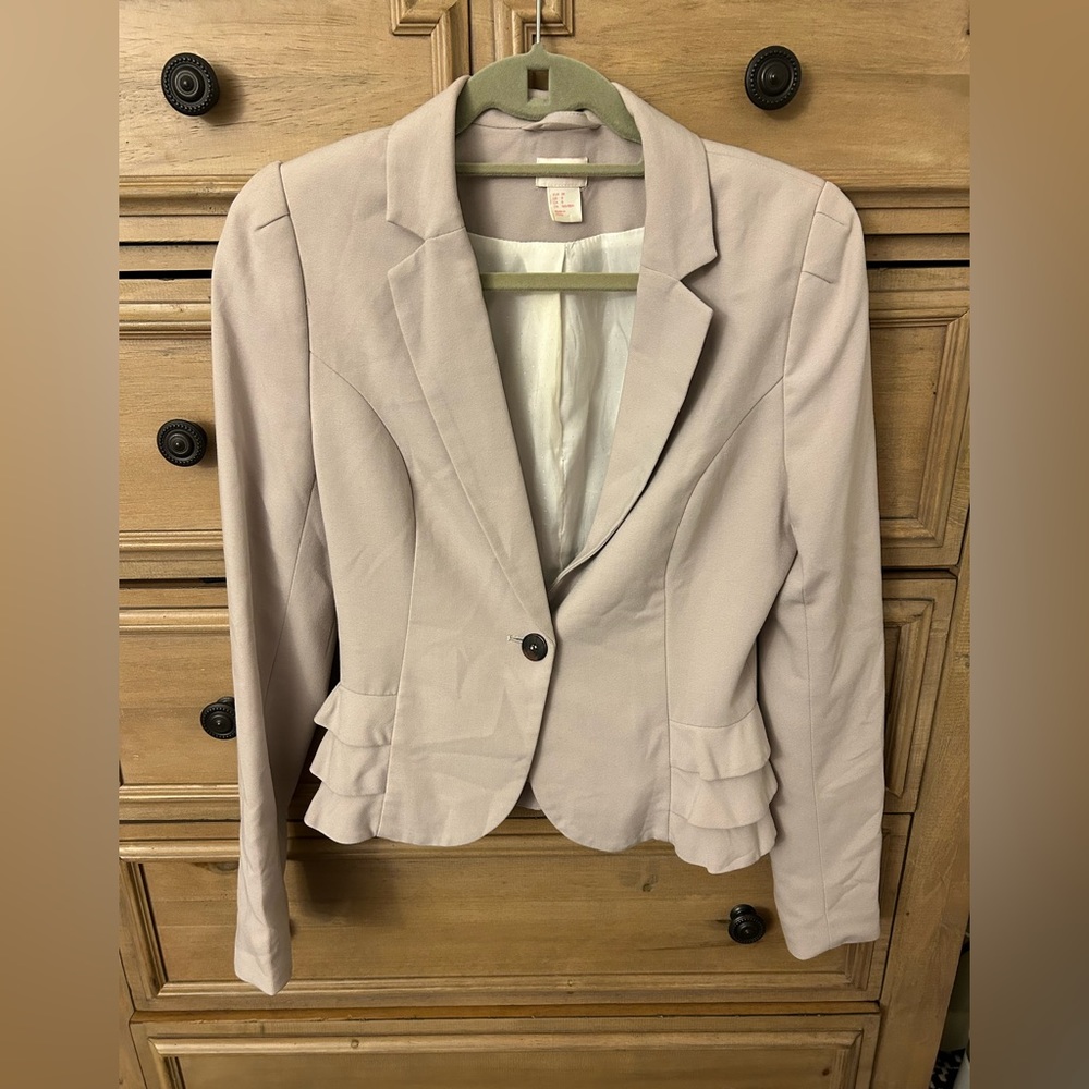 H&M Eco-Conscious Blazer with waist detail